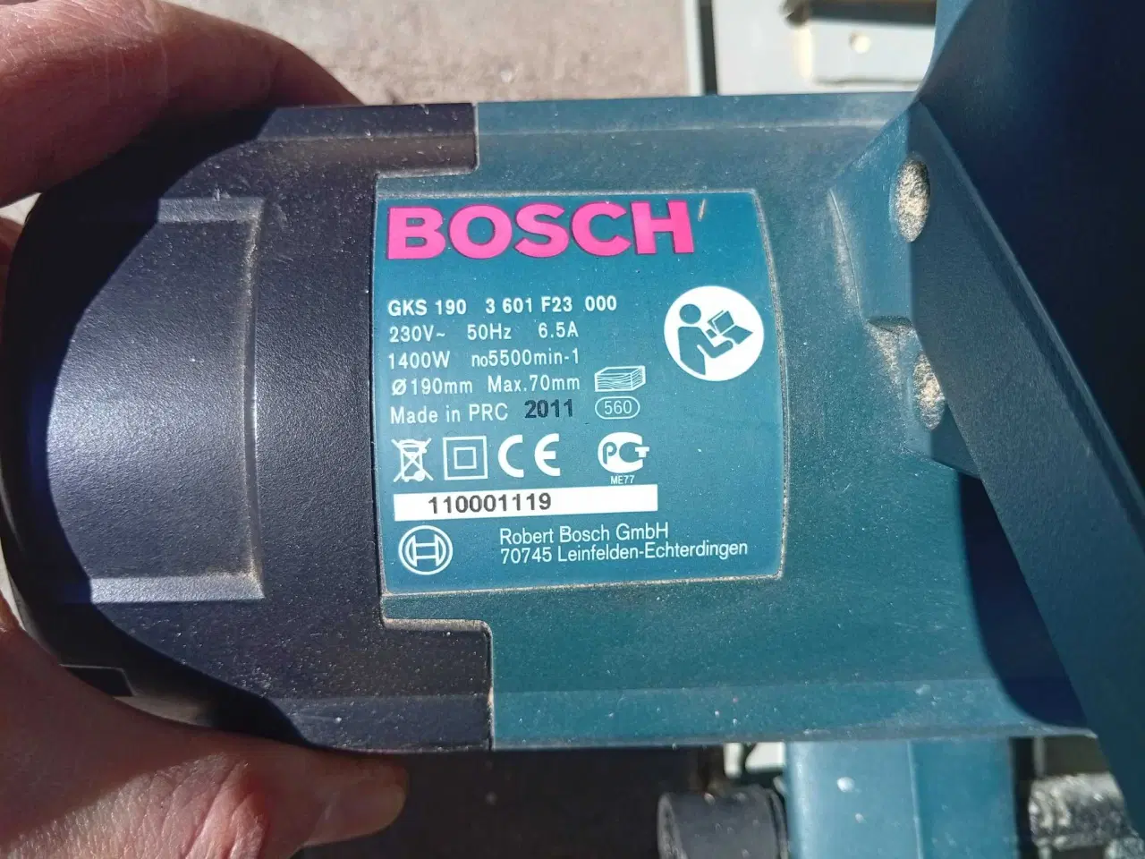 Billede 3 - Bosch Professional GKS 165 rundsav