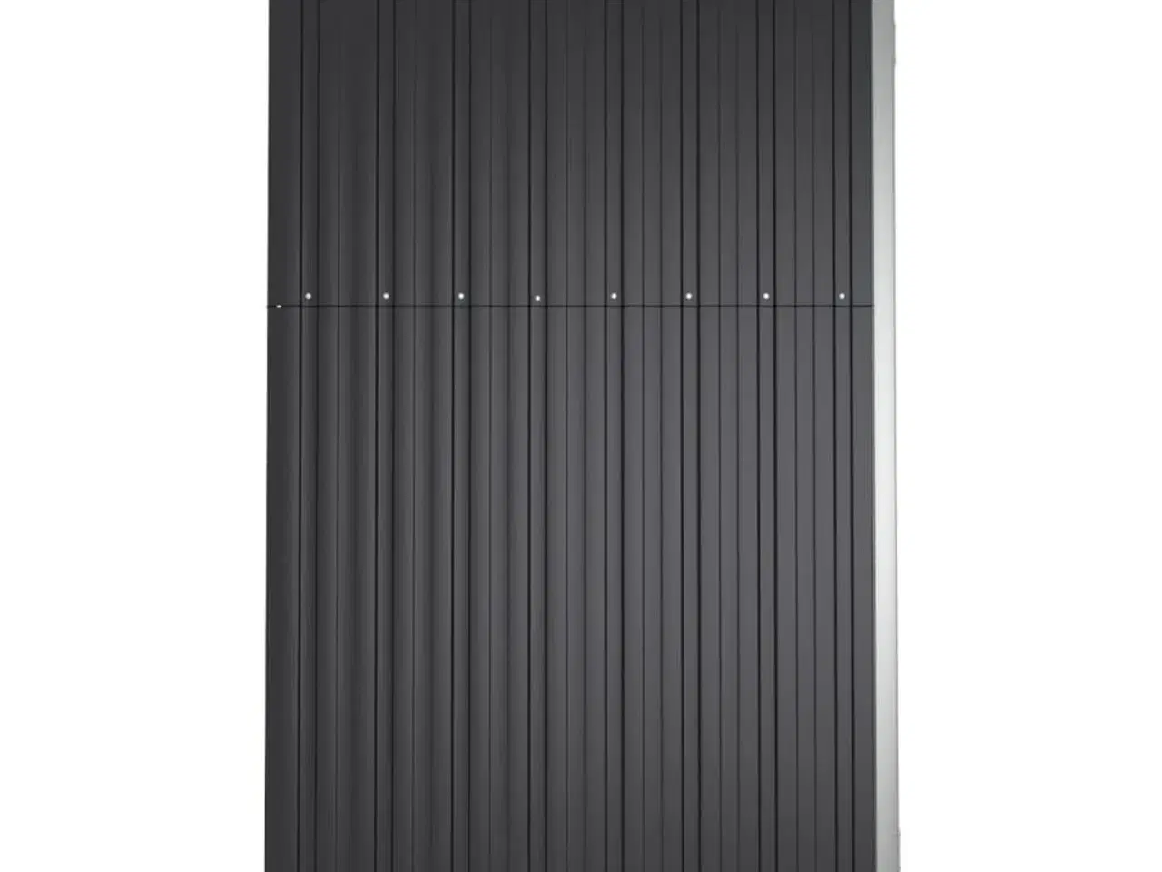 Billede 5 - Redskabsskur til haven 161x89x161 cm galvaniseret stål antracit