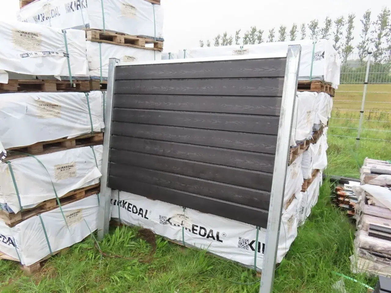 Billede 1 - 3 fag. Komposithegn (180 x 130 cm pr fag)