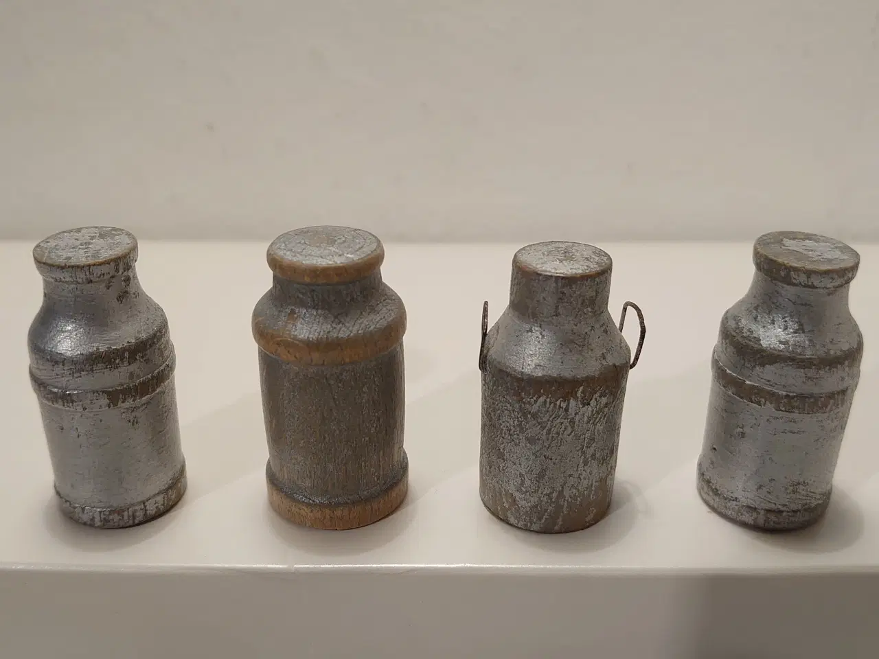 Billede 2 - Fængselslegetøj/Lego! 8 stk mælkejunger i træ.