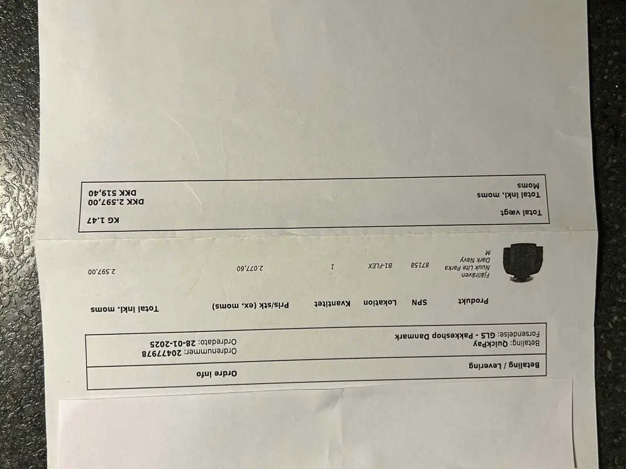 Billede 1 - Fjällräven Nuuk Lite Parka