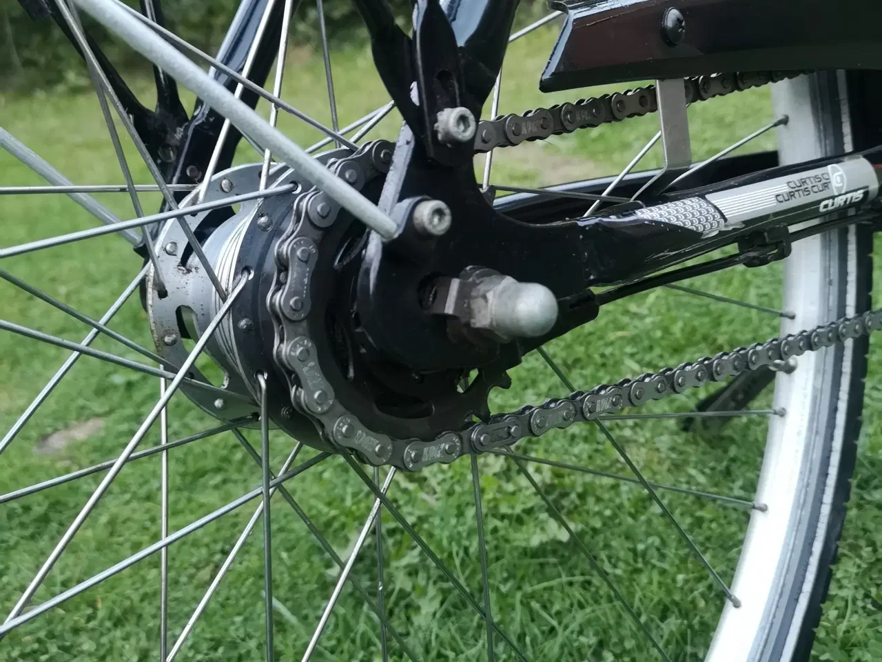 Billede 20 - CURTIS CITY 28"  53 cm høj.  7 gear.  Nyt kæde.  L