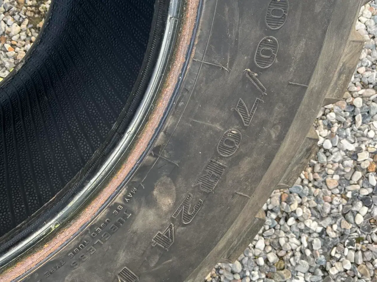 Billede 4 - dæk  fireston 500/70 r24 industri uden mønster