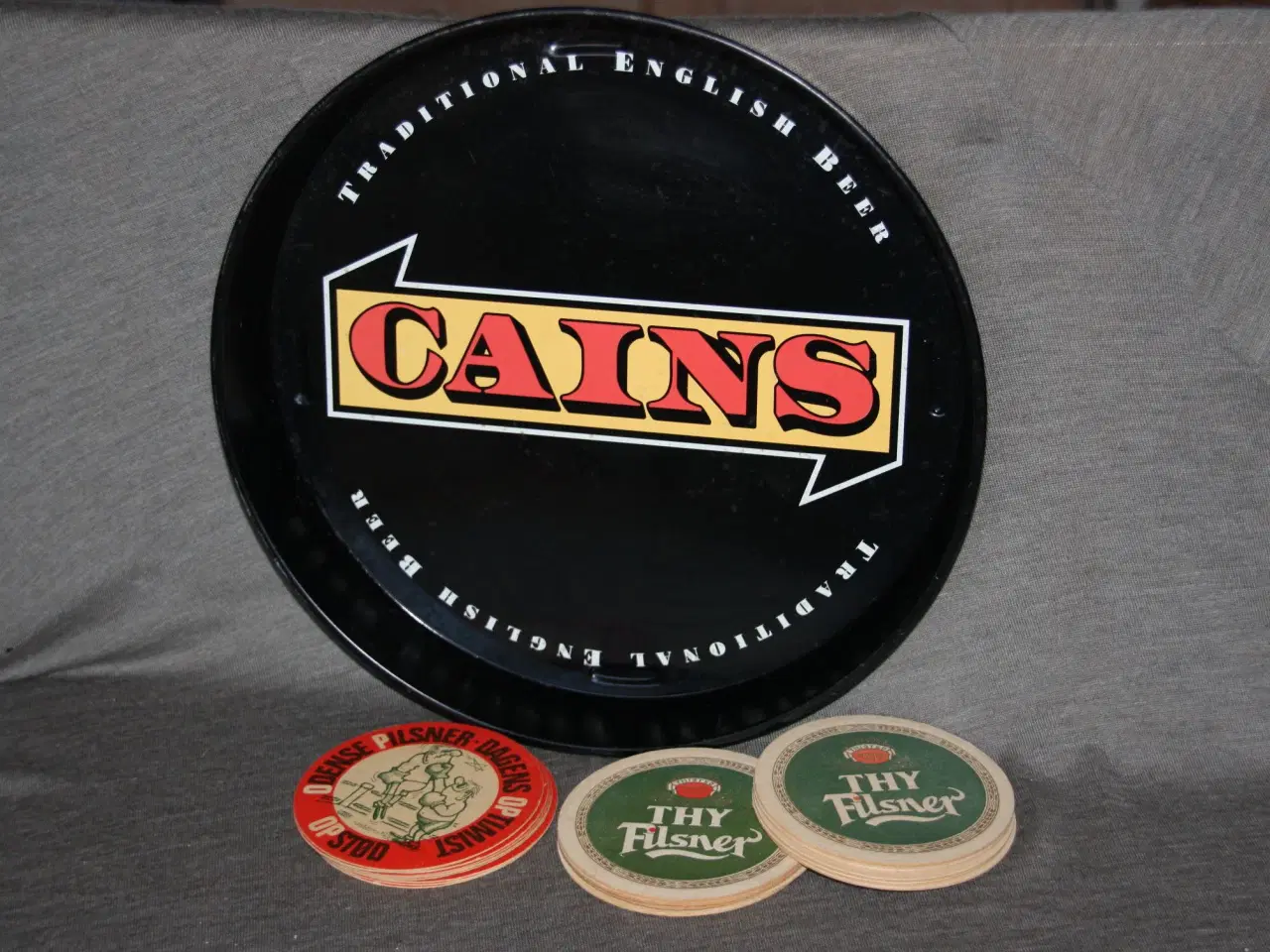 Billede 1 - Cains Beer serveringsbakke Ø 33 cm