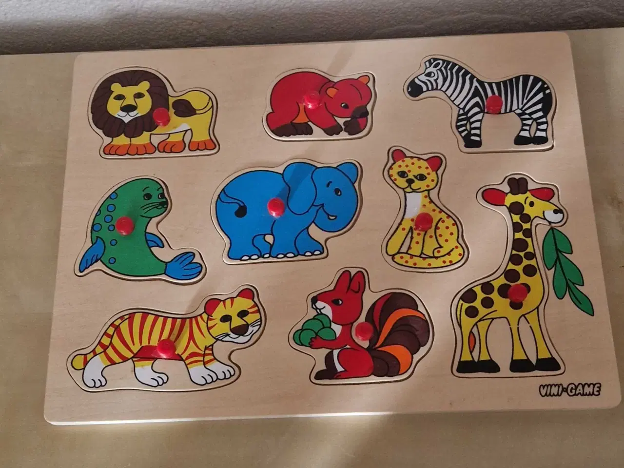 Billede 1 - Tre stk. træ puslespil