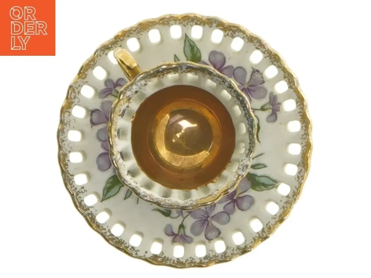 Billede 6 - Porcelænskop og underkop (str. 9 x 4 cm)