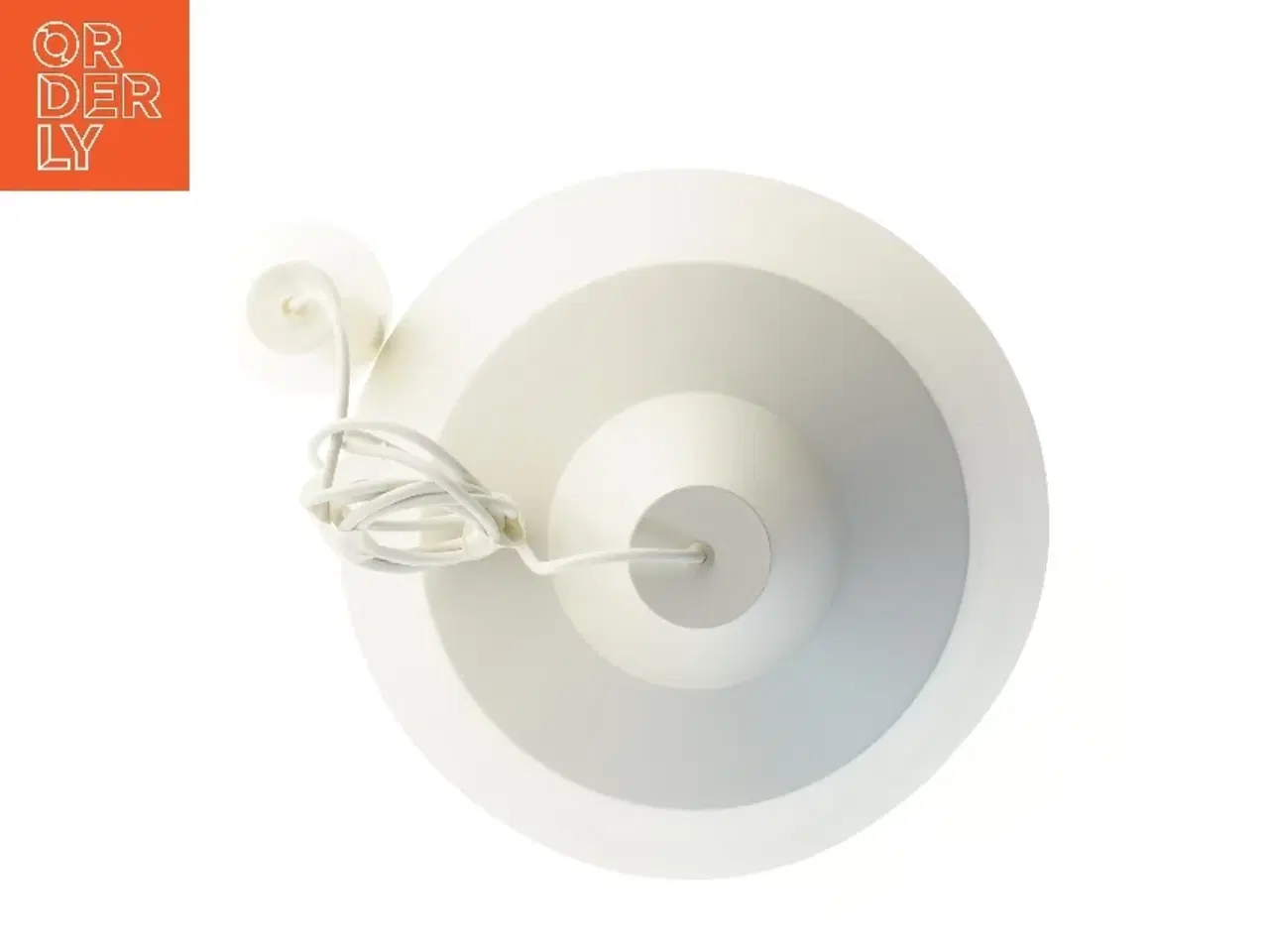 Billede 2 - Hvid pendel (str. Ø 35 cm)