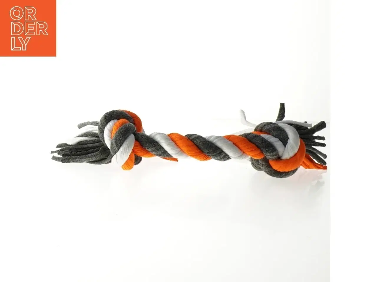 Billede 3 - Hundelegebold af reb (str. 22 x 6 cm)