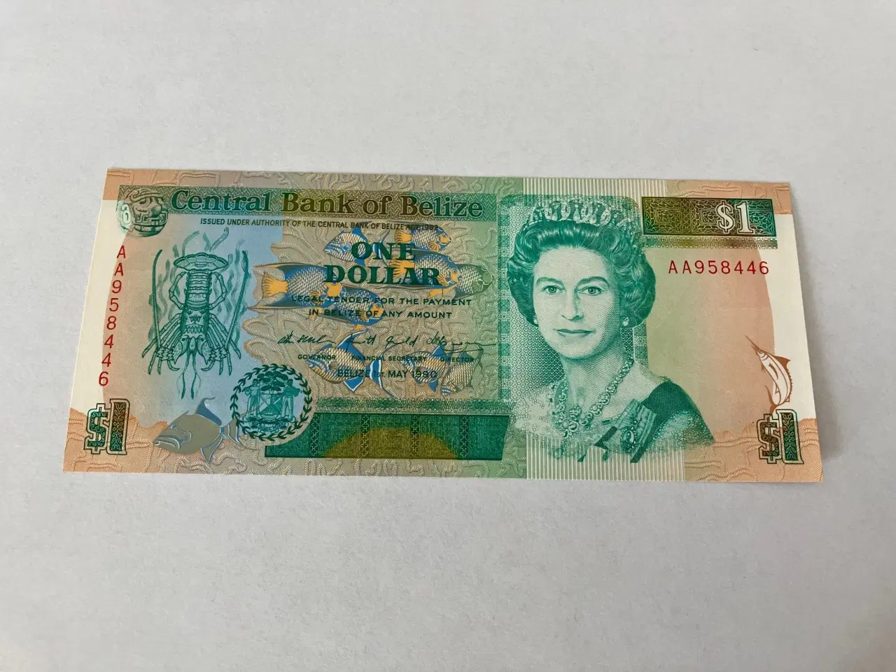 Billede 1 - 1 Dollar Belize 1990