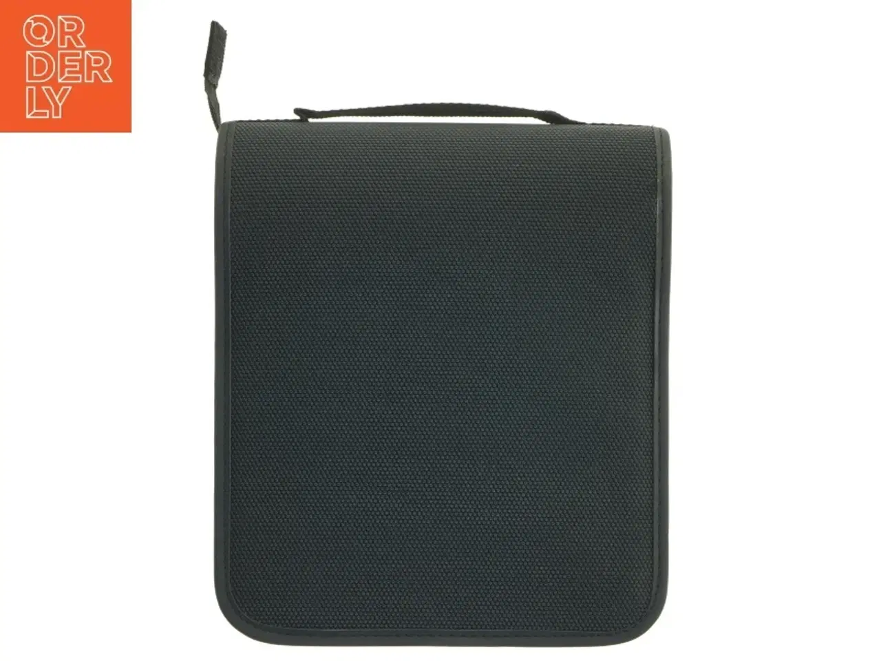 Billede 1 - Sort A4 mappe med lynlås (str. 27x23 cm)