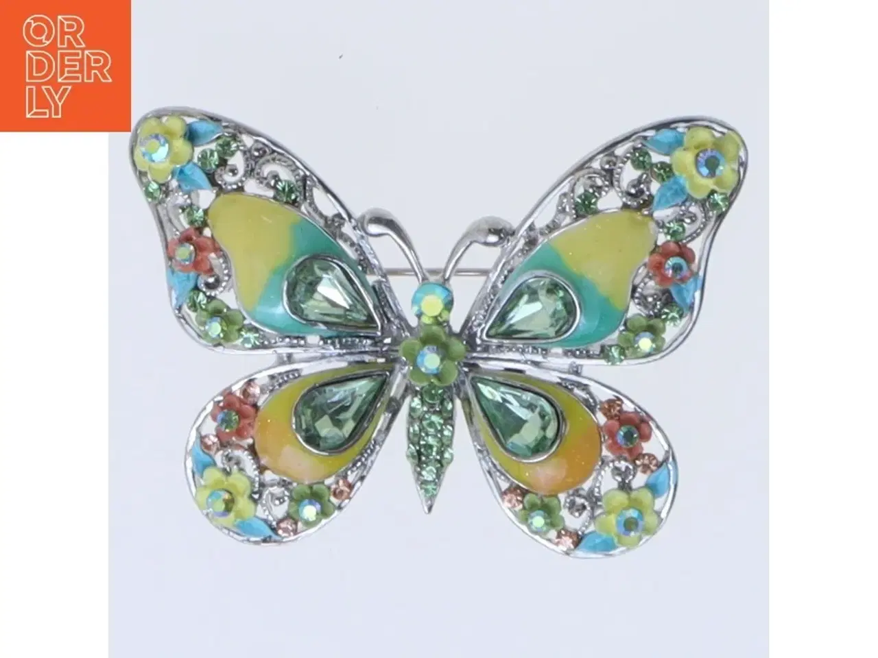Billede 1 - Sommerfugle-broche (str. 6x4,5 cm)