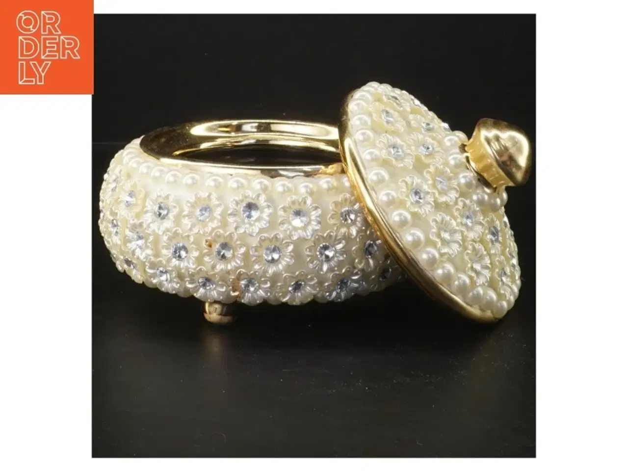 Billede 2 - Dekorativ opbevaringskrukke med låg fra Lifestyle (str. Ø 17 cm)