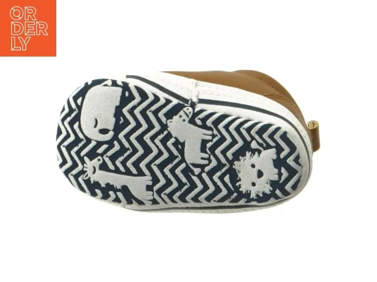 Billede 4 - Brune børnesko med mønster (str. 2 år)