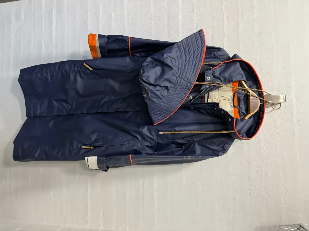 Billede 2 - Ilse Jacosen regnfrakke med sydvest mørkeblå