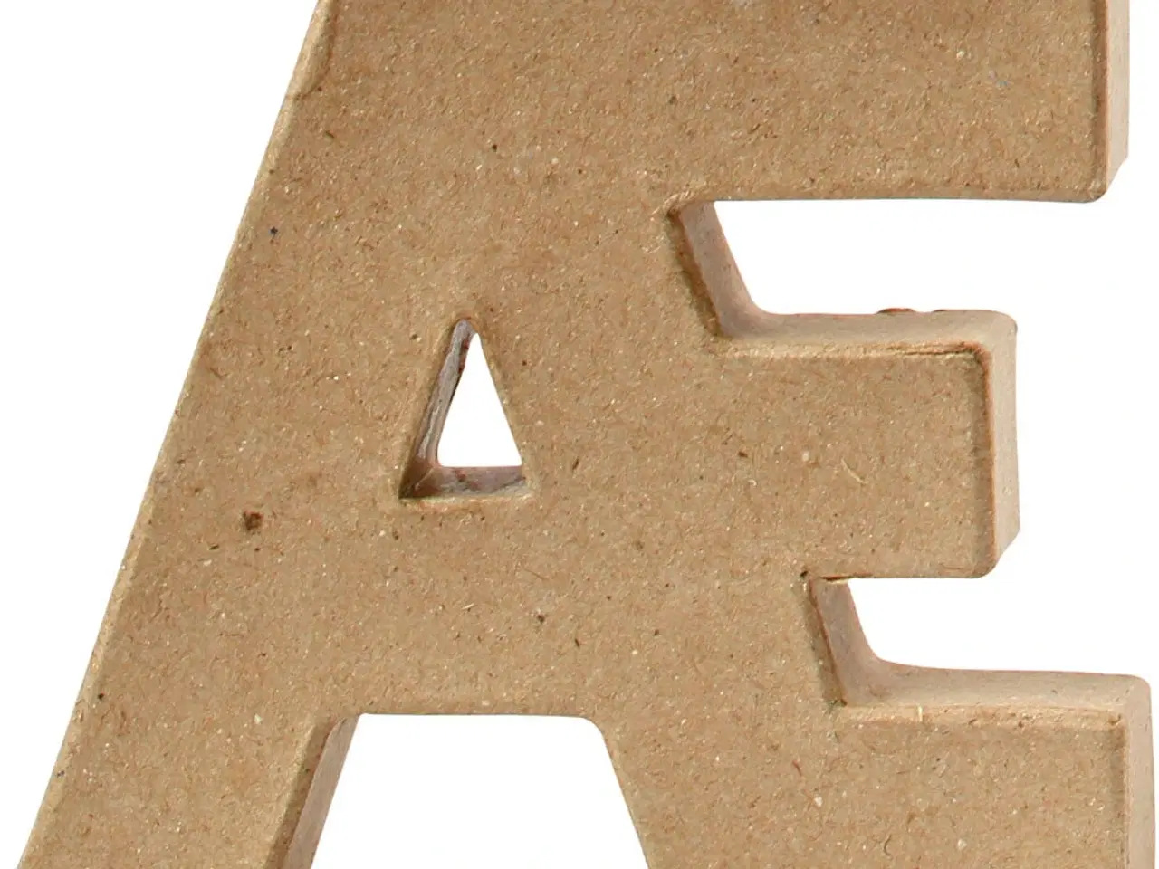 Billede 1 - Håndlavet Bogstav Æ i Papmaché - 10 cm