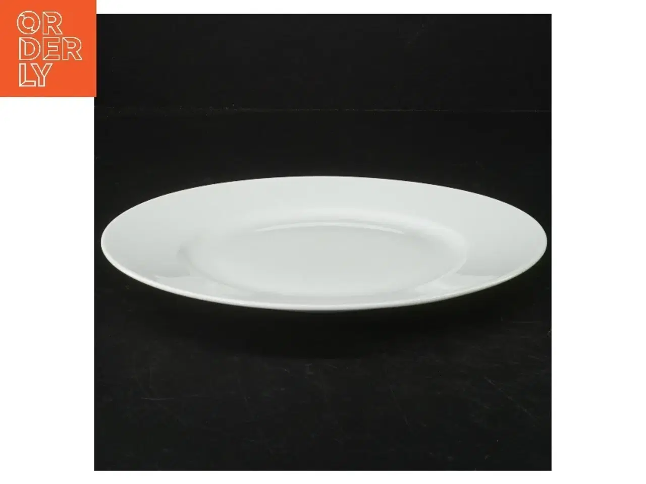 Billede 3 - Hvid middagstallerken fra IKEA (str. Ø. 21,5 cm)