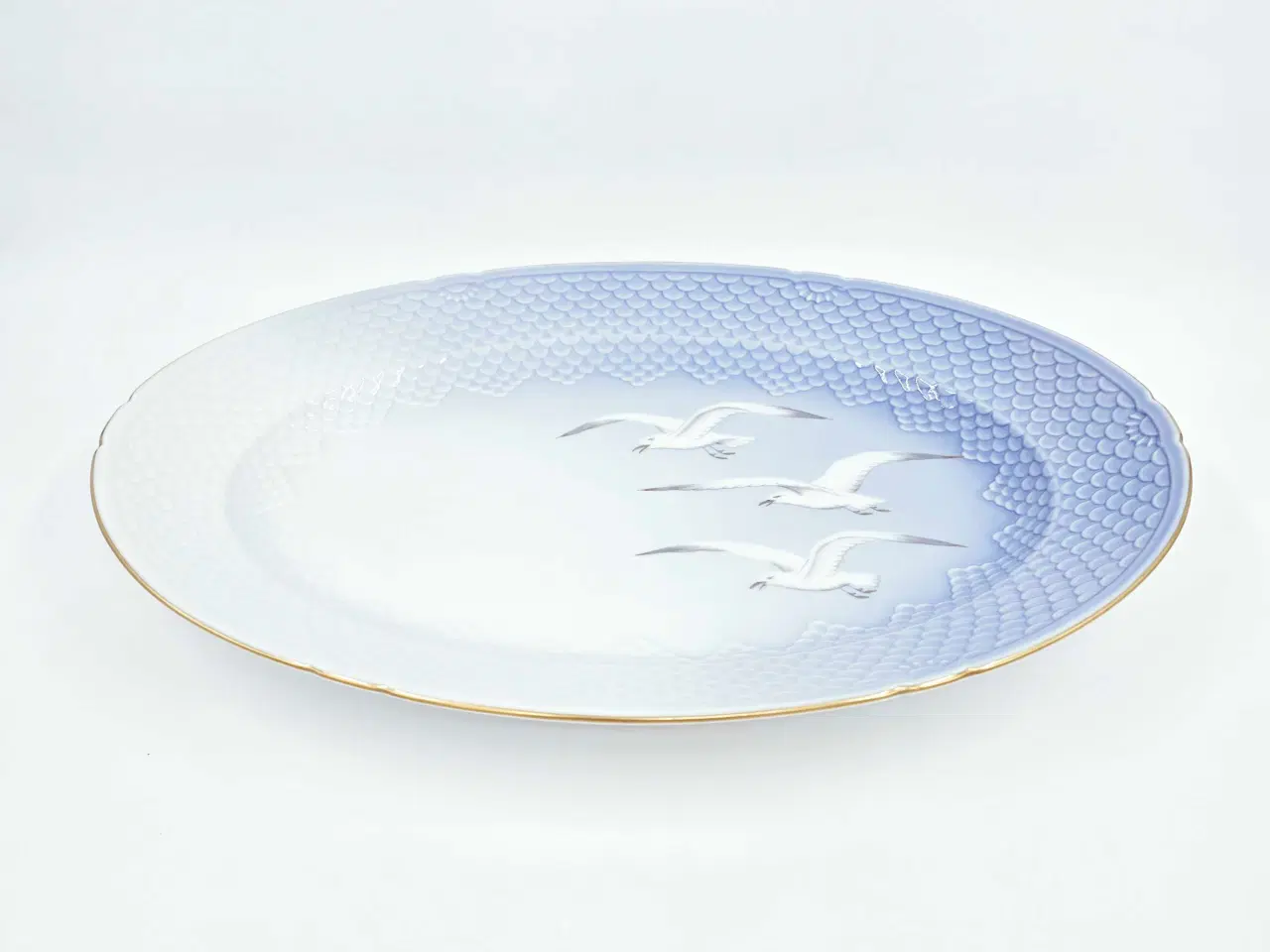 Billede 8 - Mågestel stort ovalt fad 1 sortering Porcelæn 