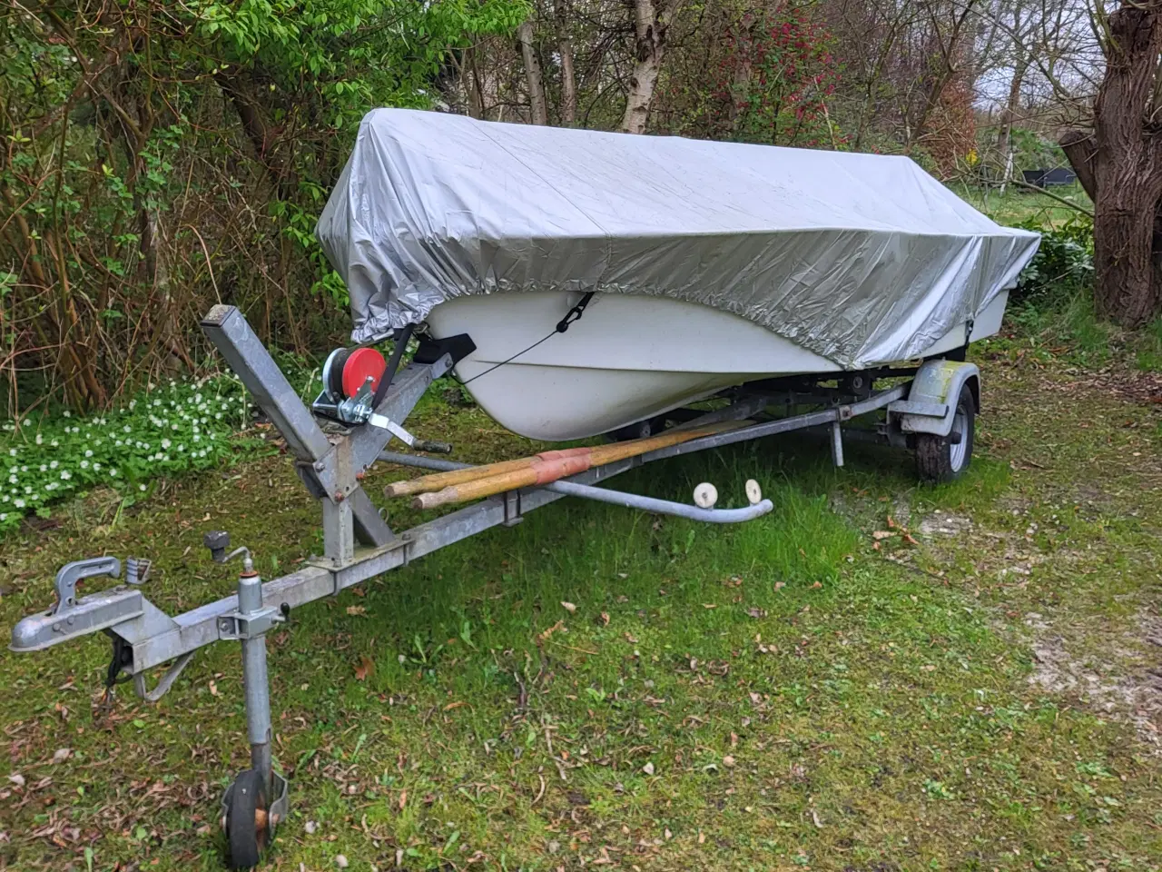 Billede 1 - styrpult jolle med ny 10hk motor