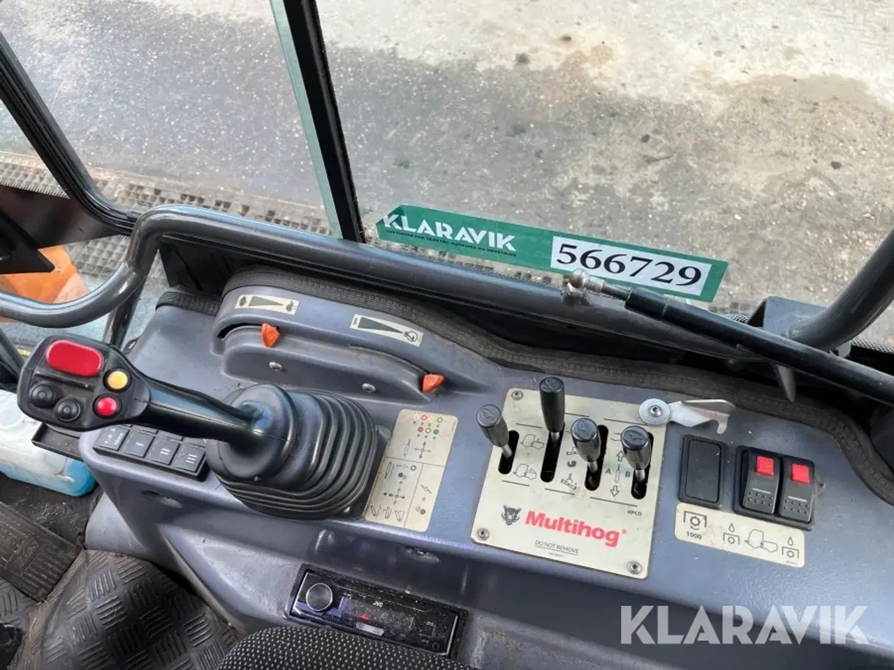 Billede 11 - Redskabsbærer Multihog CX75 med GMR klippebord
