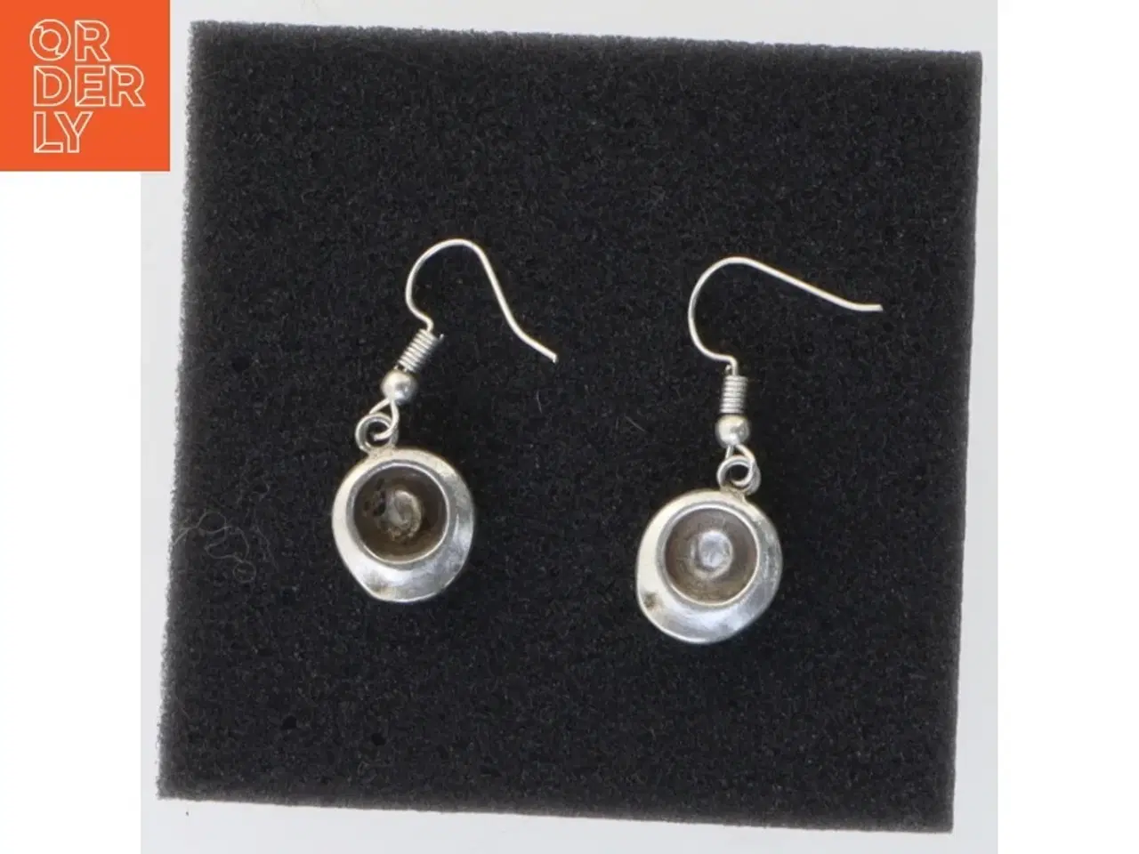 Billede 1 - Sølvøreringe (str. 1 cm)