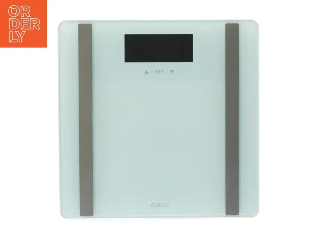 Billede 1 - Digitale badevægt med kropanalyse fra Quigg (str. 2x30x30 cm)
