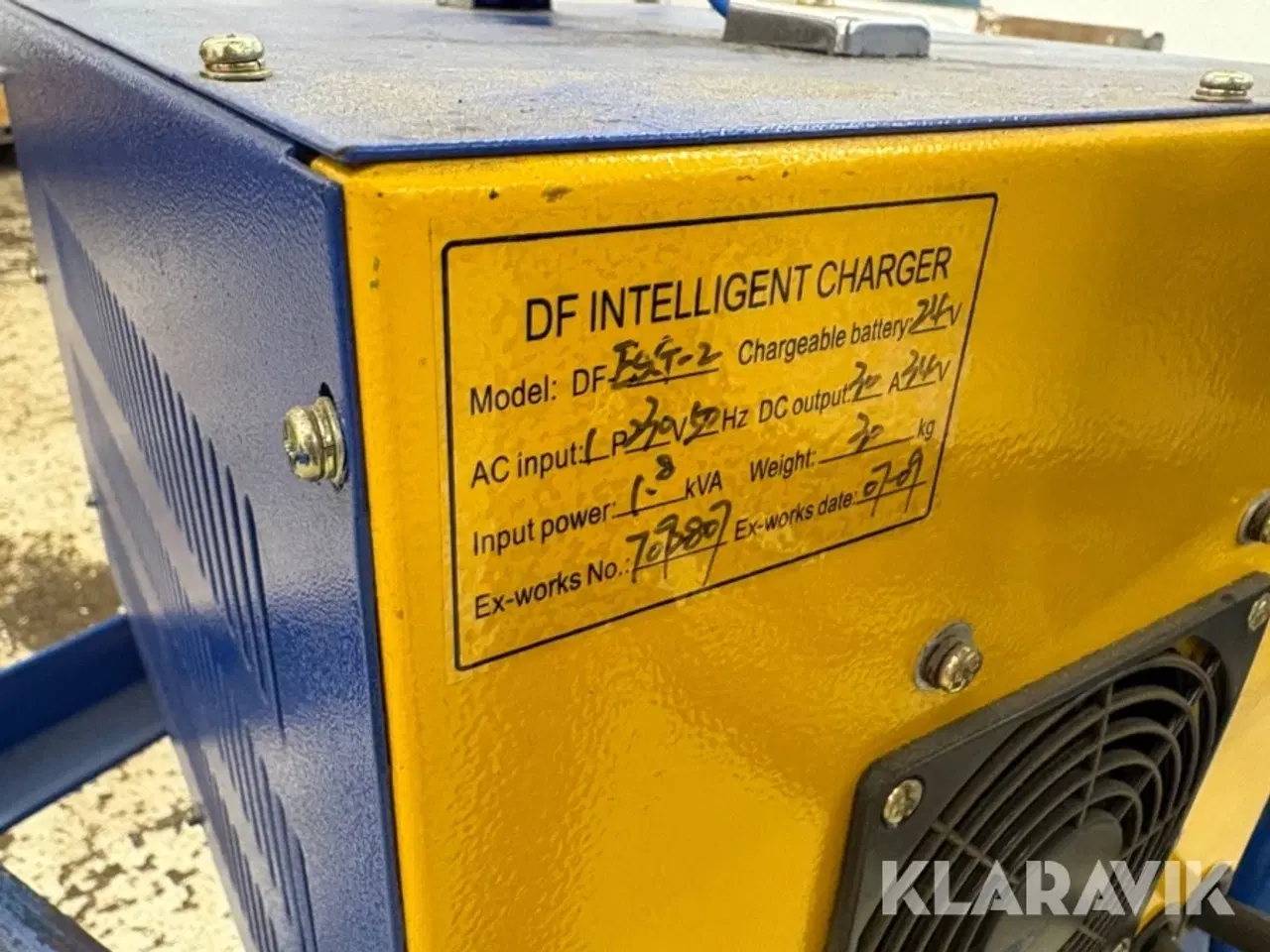 Billede 5 - Batterilader til el-stabler DF intelligent charger ESG-2
