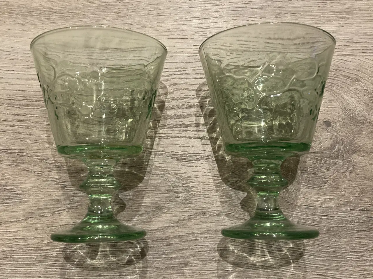 Billede 2 - 2 grønne glas