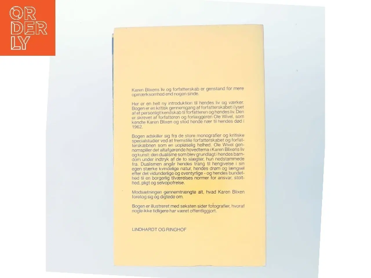 Billede 3 - Karen Blixen af Ole Wivel (Bog)