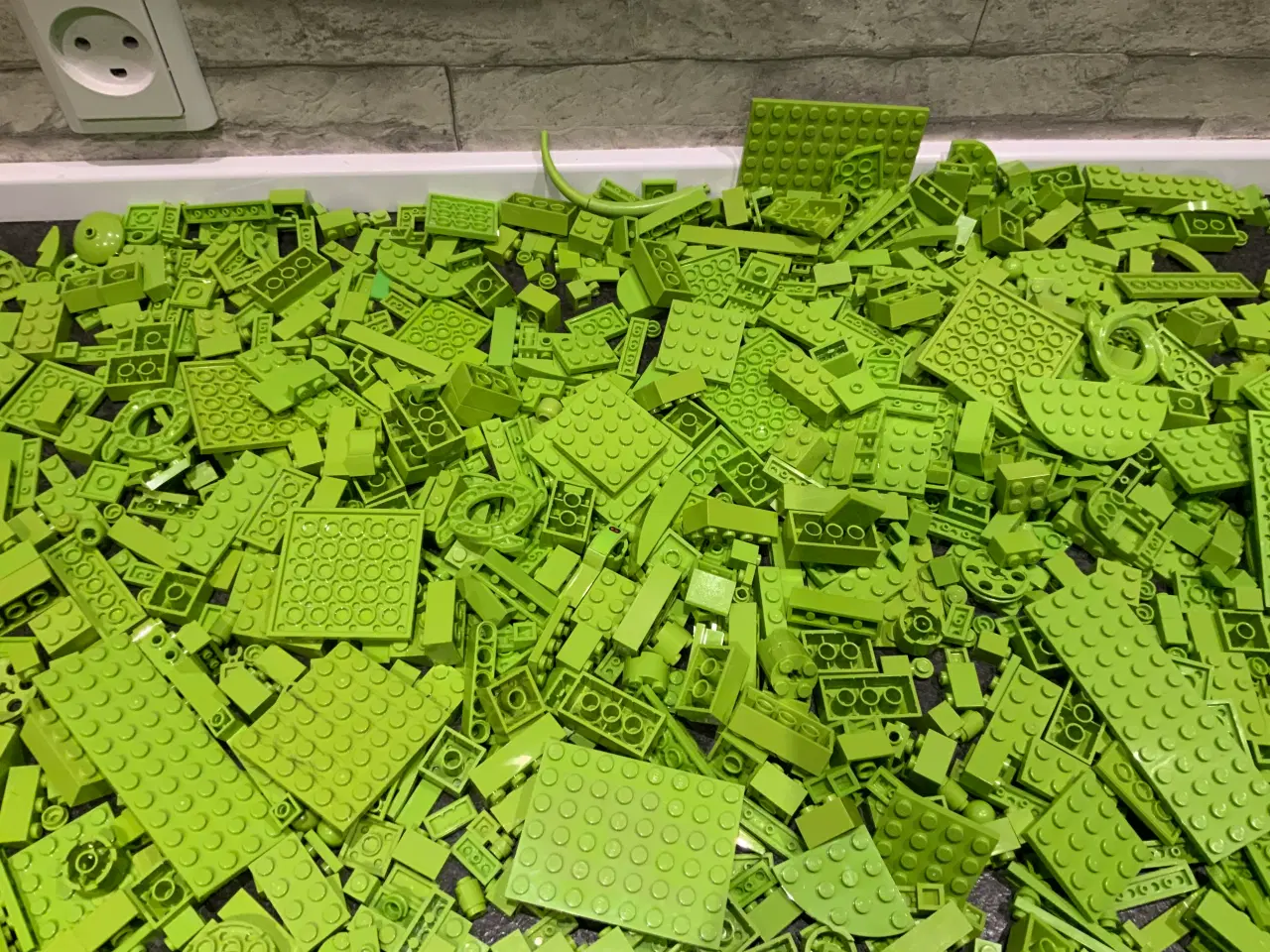 Billede 5 - Lysegrønne legoklodser