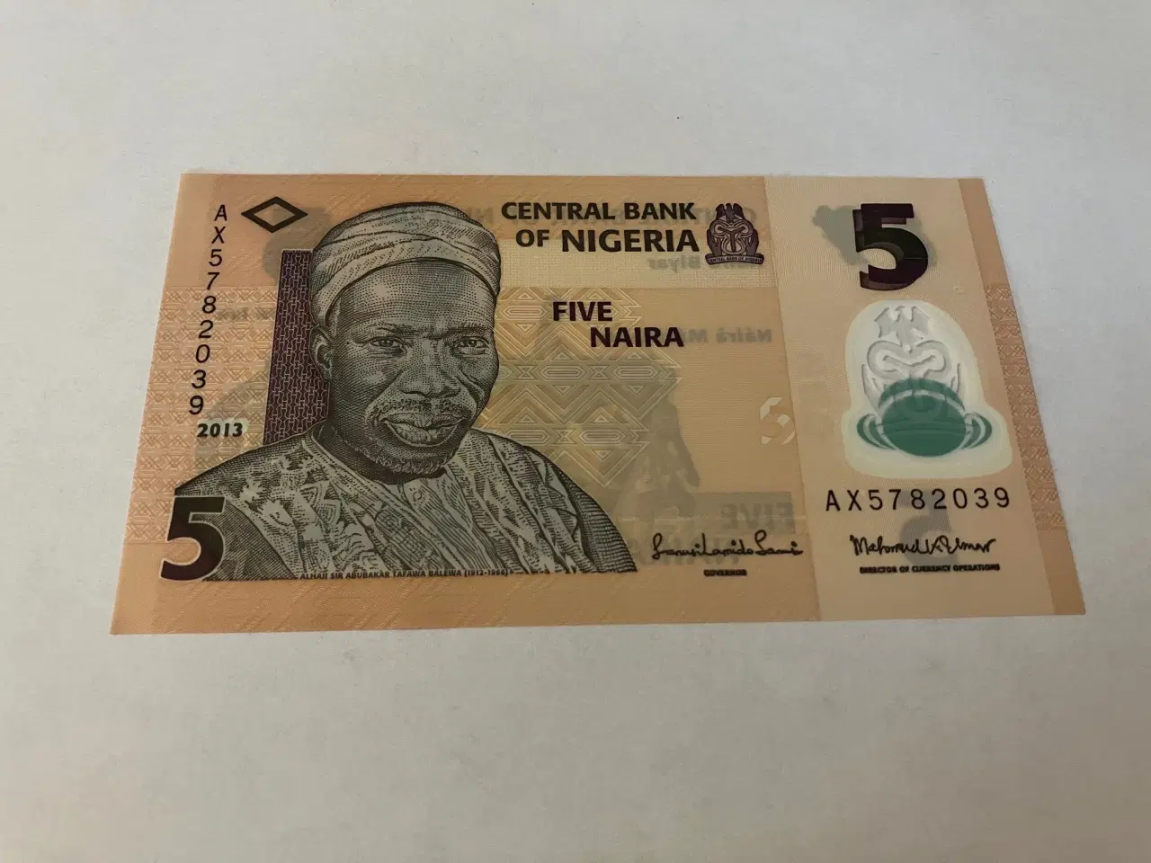 Billede 2 - 5 Naira Nigeria 2013