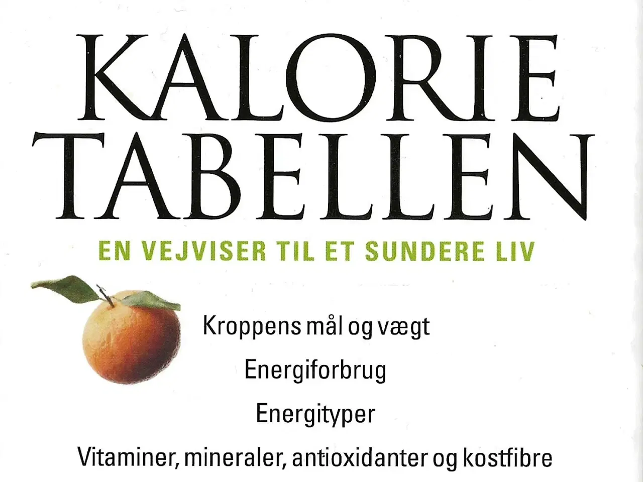 Billede 2 - Kalorie tabellen - En vejledning 