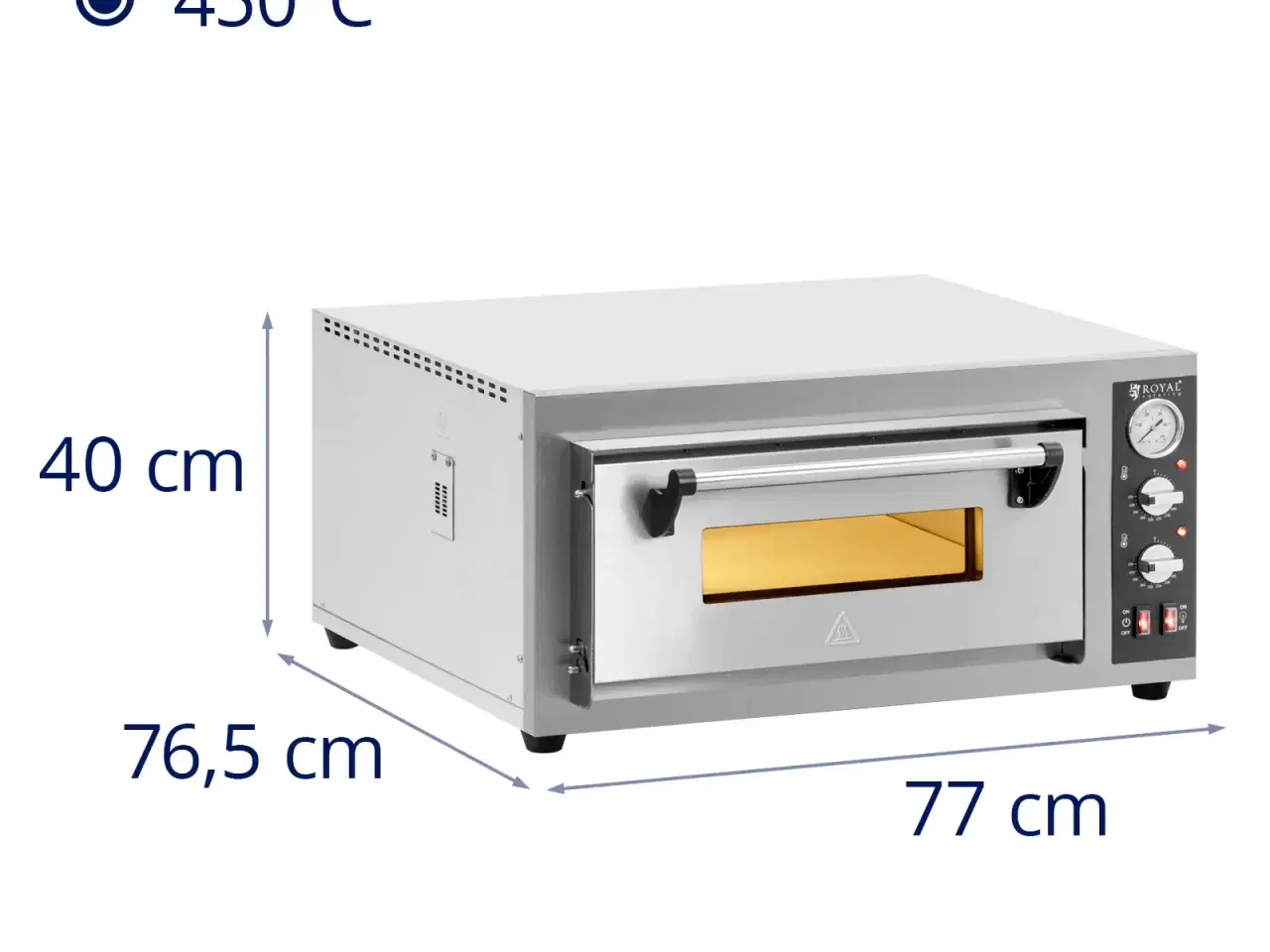 Billede 8 - Pizzaovn – 4 x 25 cm – 1 ovnkammer – 4200 W