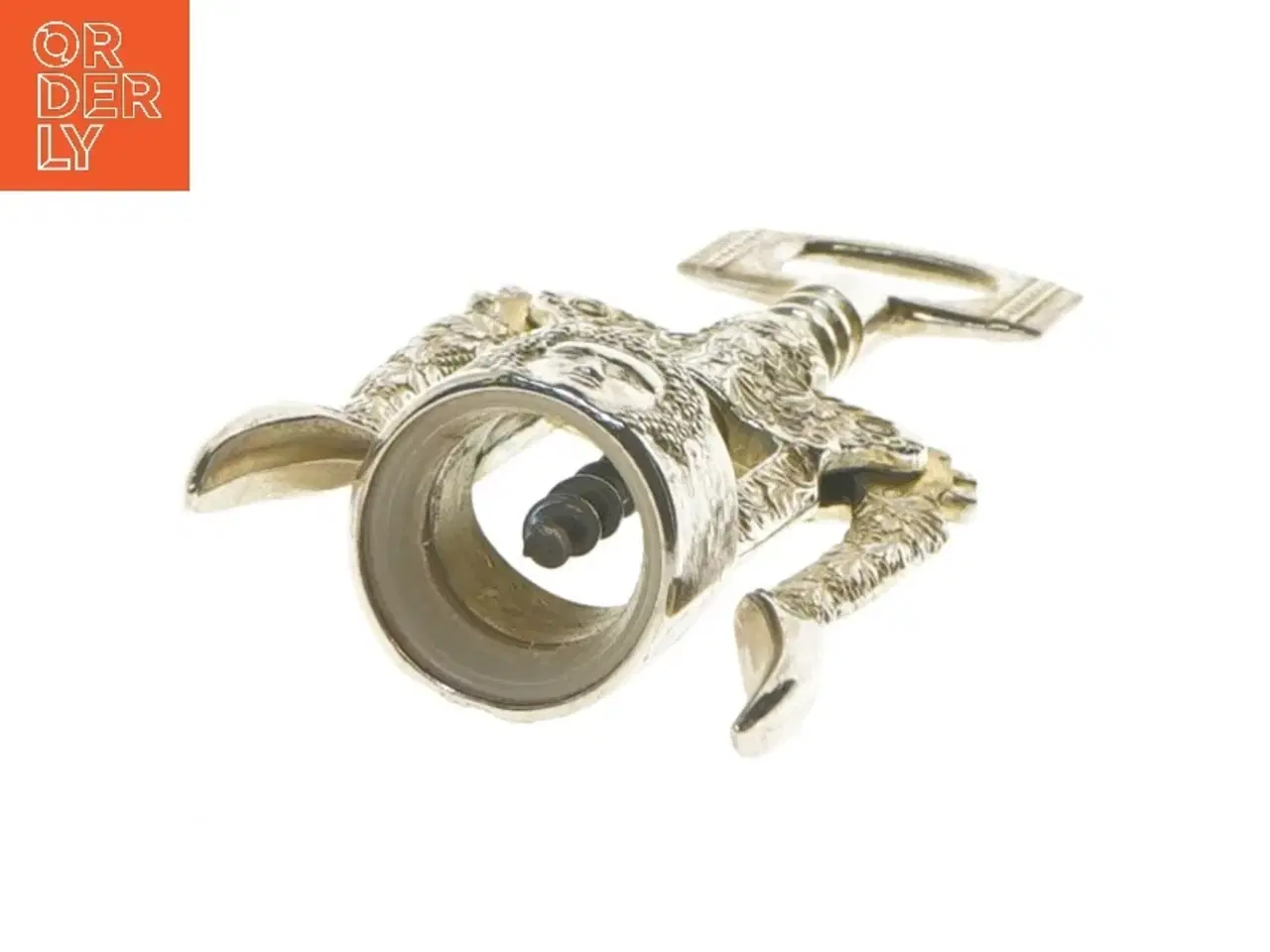 Billede 3 - Flot guldfarvet proptrækker (str. 20 cm)