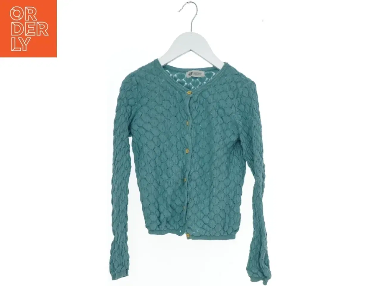Billede 1 - Turkis Cardigan med Mønster fra H&M (str. 128)