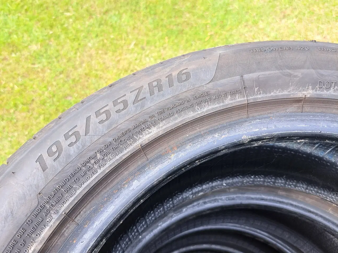 Billede 3 - Sommerdæk 195 55 16 nye