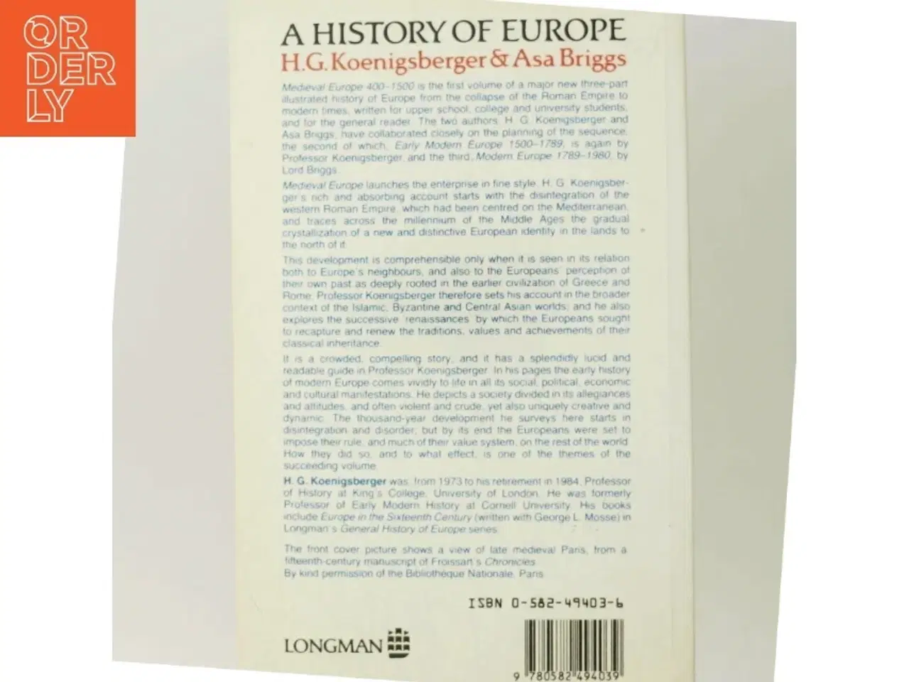 Billede 3 - Medieval Europe 400-1500 (Bog)