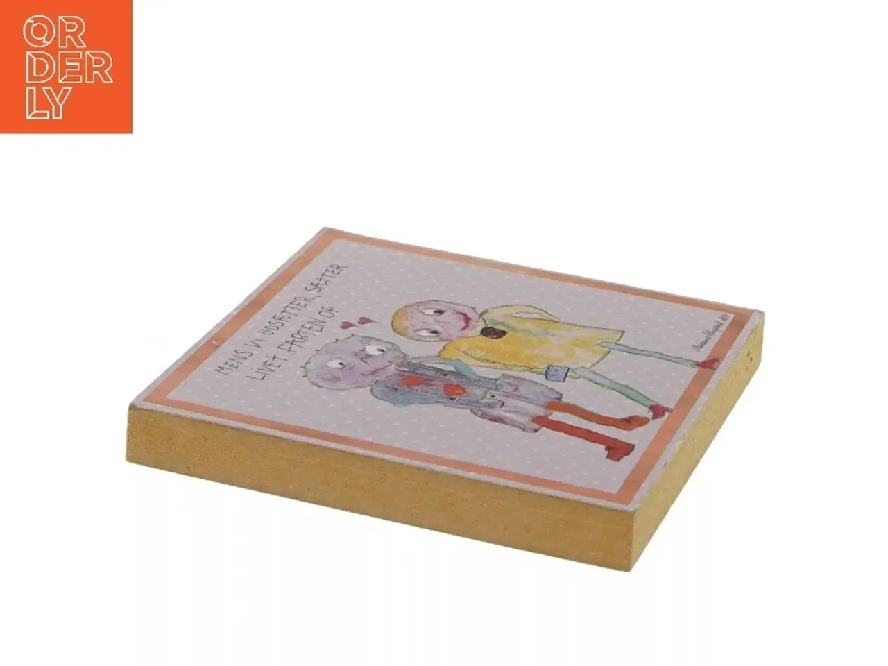 Billede 2 - Kvadratisk billede med illustration (str. 14x14 cm)