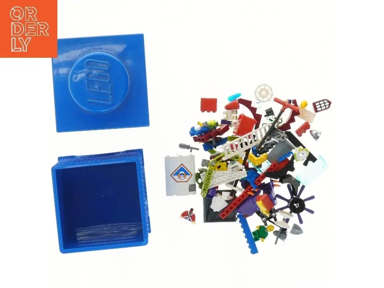 Billede 3 - LEGO klodser med opbevaringsboks fra LEGO (str. 15x12,5 cm)
