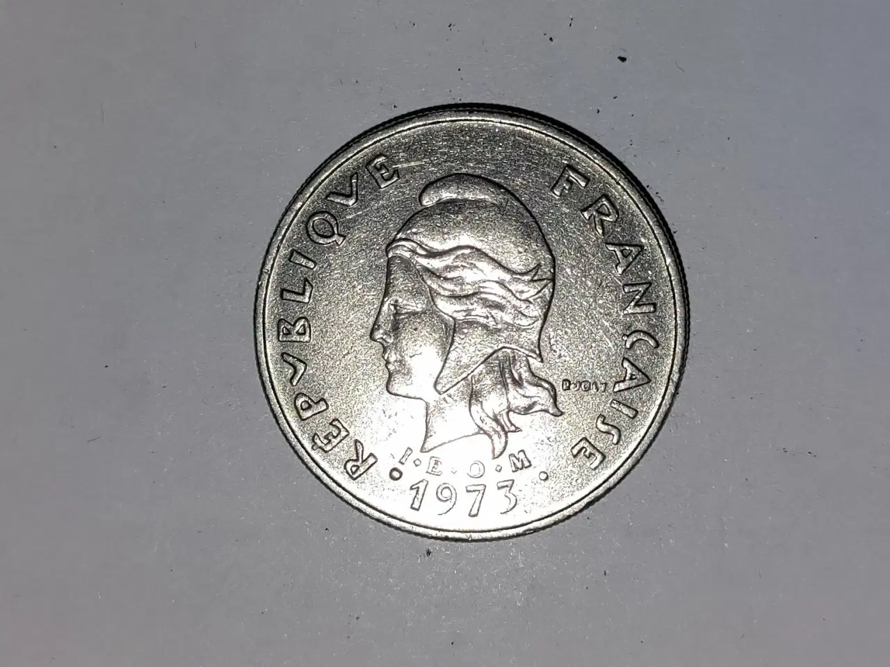Billede 2 - 20 Francs French Polynesia 1973