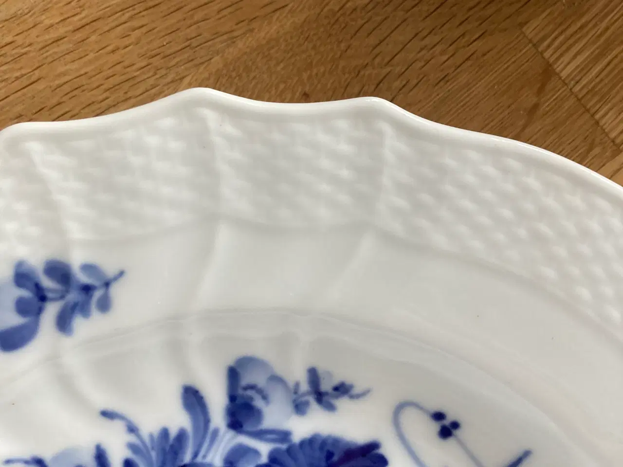 Billede 1 - Blå blomst porcelæn