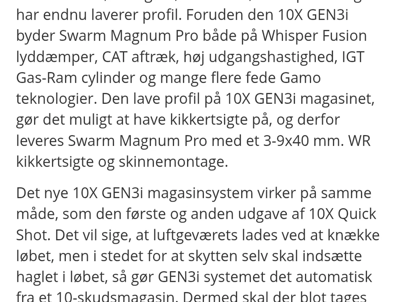 Billede 7 - Gamo Swarm Magnum Pro 10X GEN3i nyt med tilbehør.