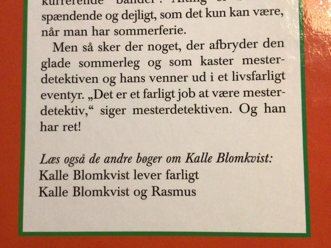 Billede 2 - Astrid Lindgren : Mesterdetektiven Blomkvist