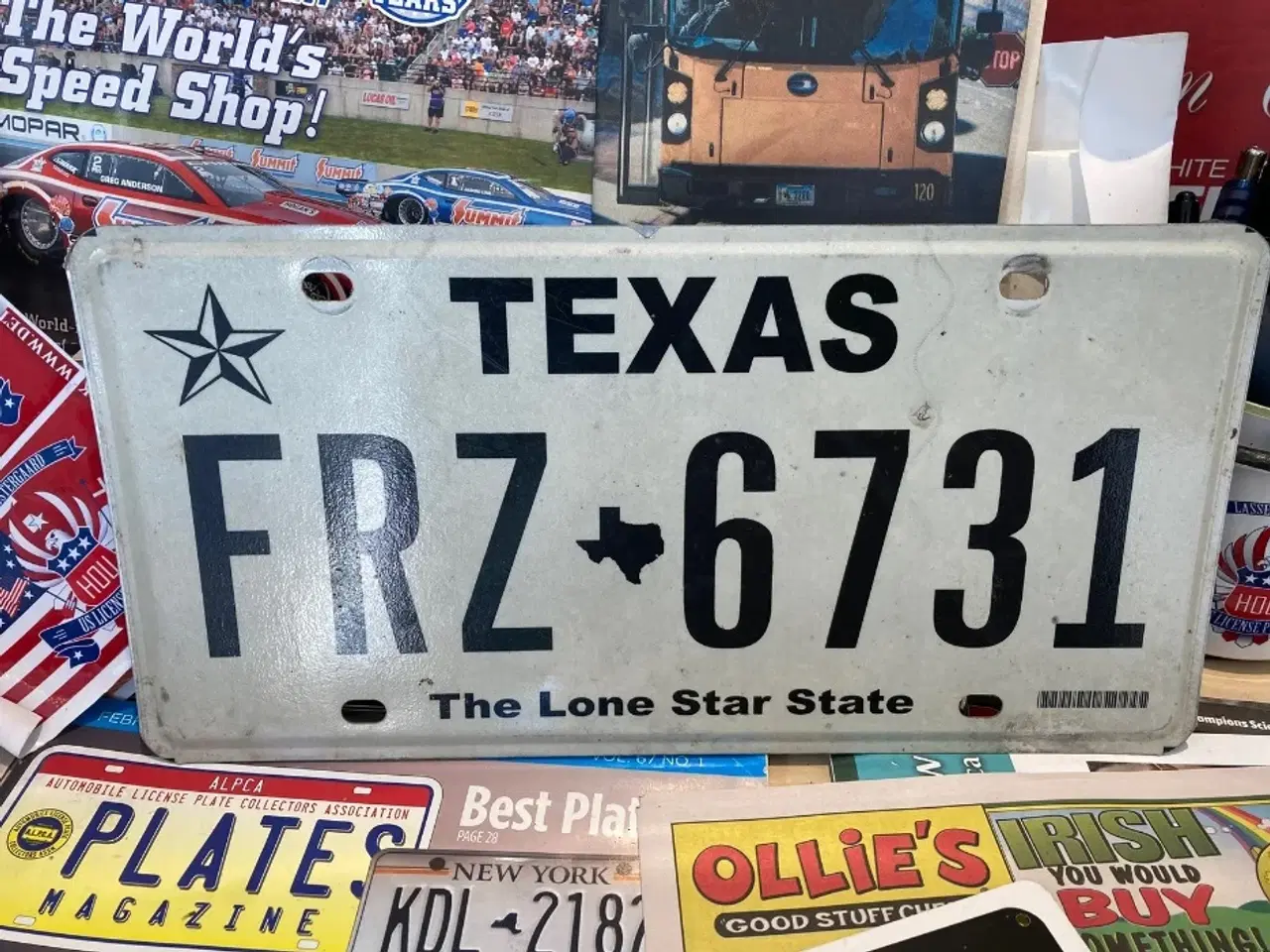 Billede 1 - Texas US nummerplade