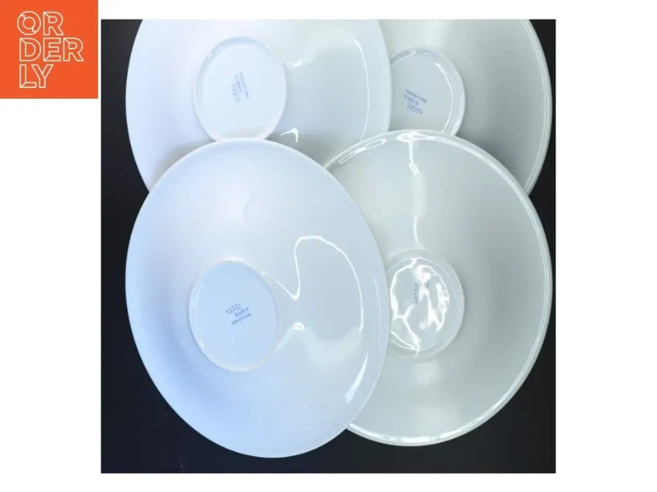 Billede 2 - Sæt af store hvide tallerkener fra Kahla (str. Ø 30 cm)