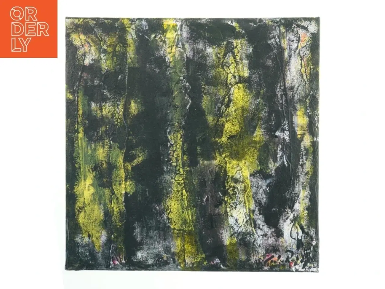 Billede 1 - Abstrakt maleri 40x40 cm (str. 40x40 cm)