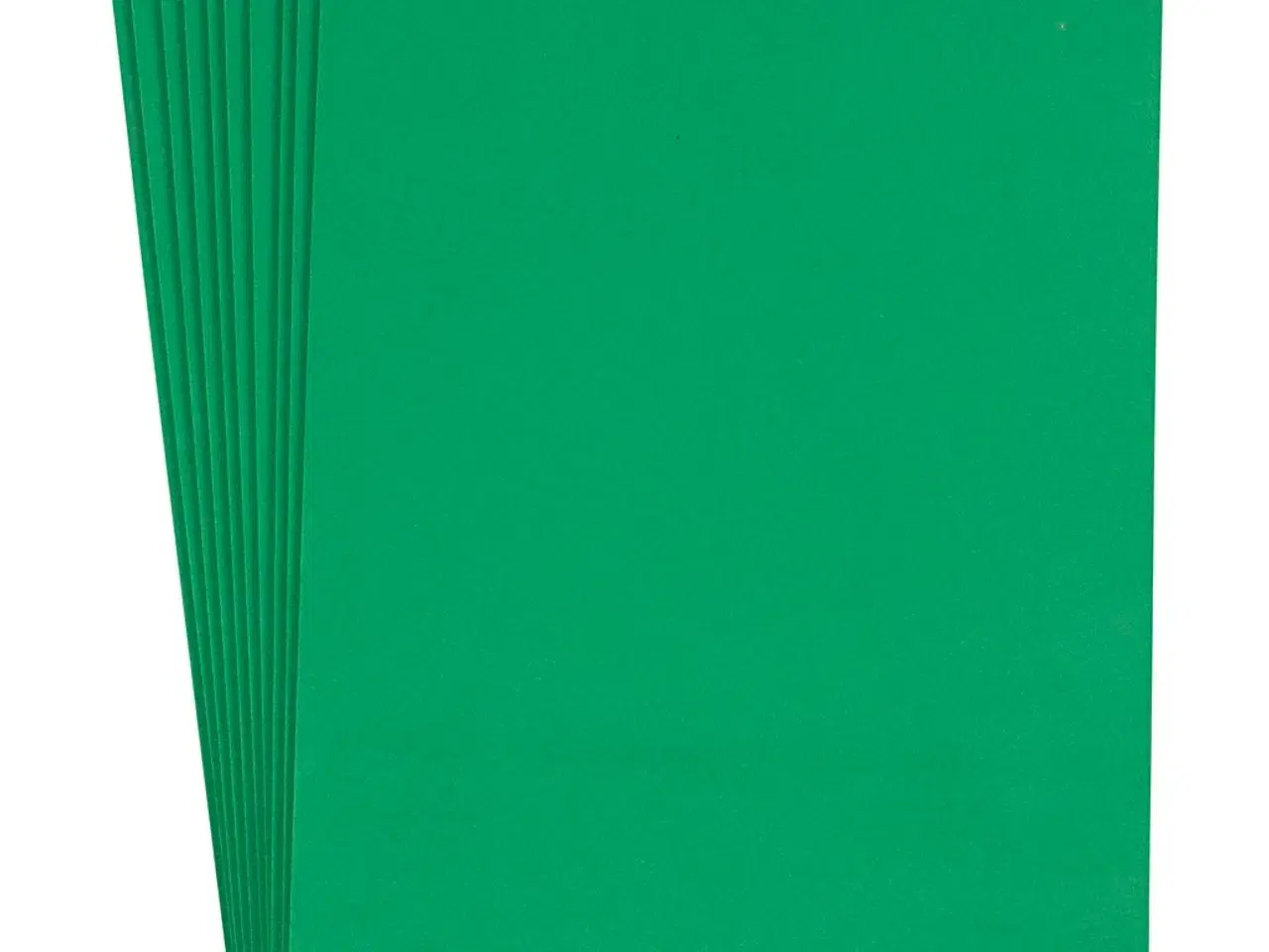 Billede 1 - Mosgummi A4 Mørk Grøn - 10 ark til kreative projekter