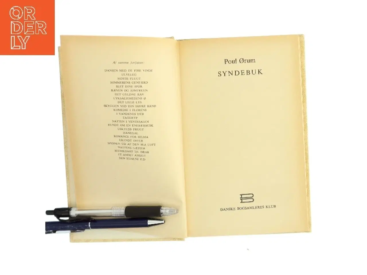 Billede 1 - Syndebuk af Poul Ørum (Bog)