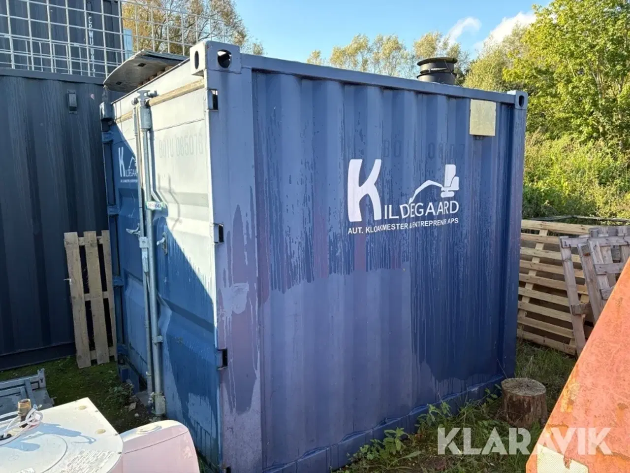 Billede 2 - Container m. oliefyr 8 fod