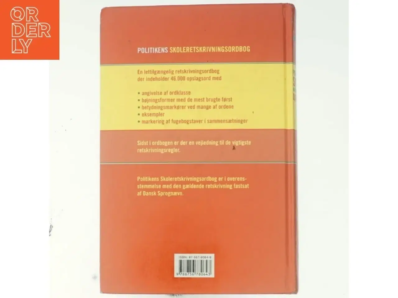 Billede 3 - Politikens skoleretskrivningsordbog (Bog)