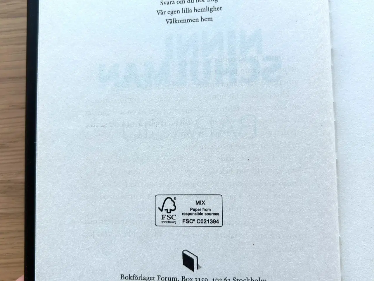 Billede 3 - Bara Du af Ninni Schulman